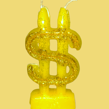 Vela de abundancia del dólar valor unitario
